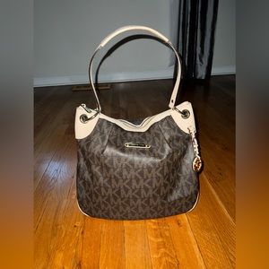 Michael Kors Jet Set Large Shoulder Bag with Extra Strap